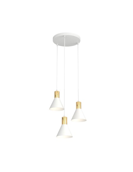 Lampa wisząca ROSA 3 PREM white EMIBIG