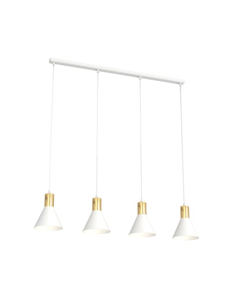 Lampa wisząca ROSA 4 white EMIBIG