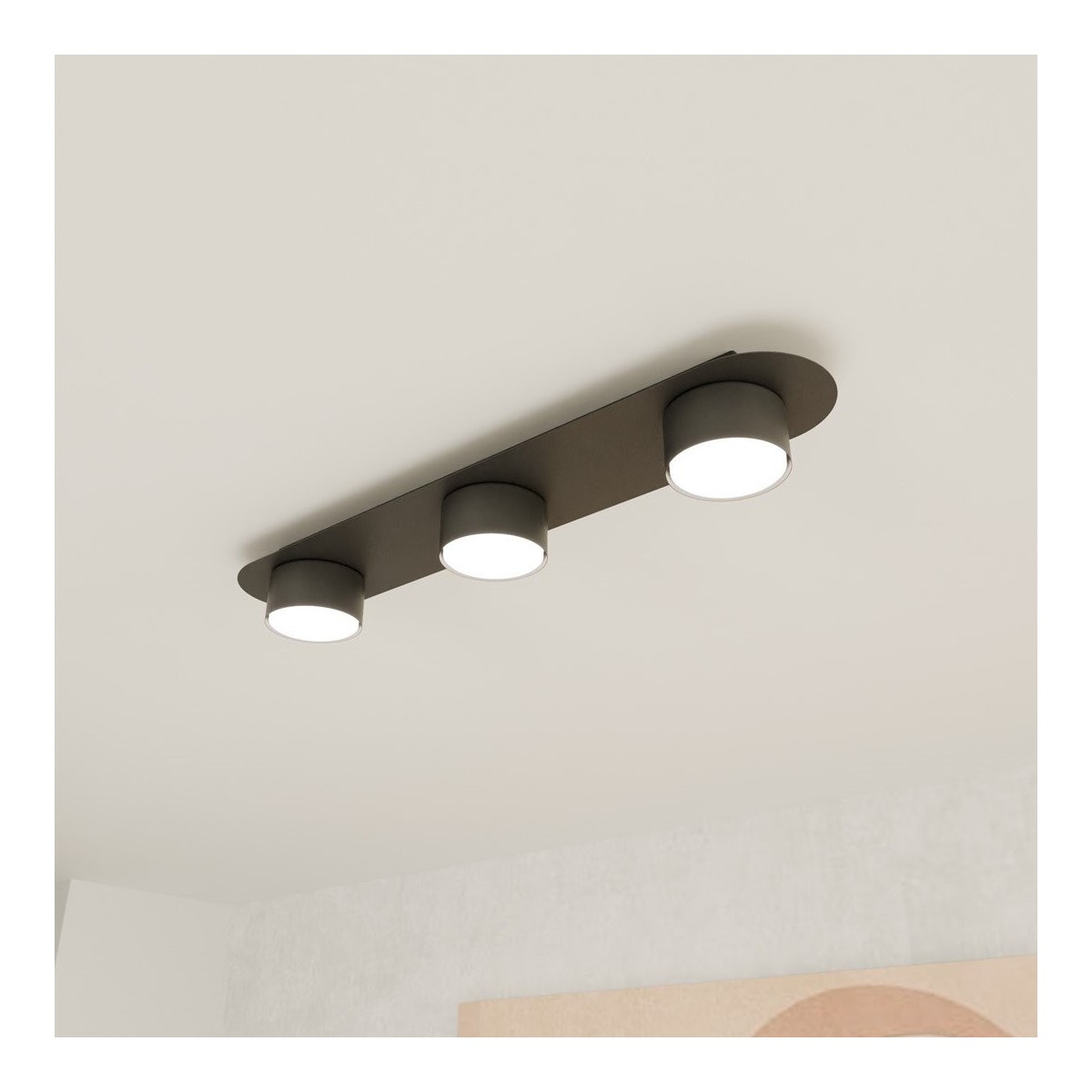 Lampa sufitowa DIAZ 3 black EMIBIG