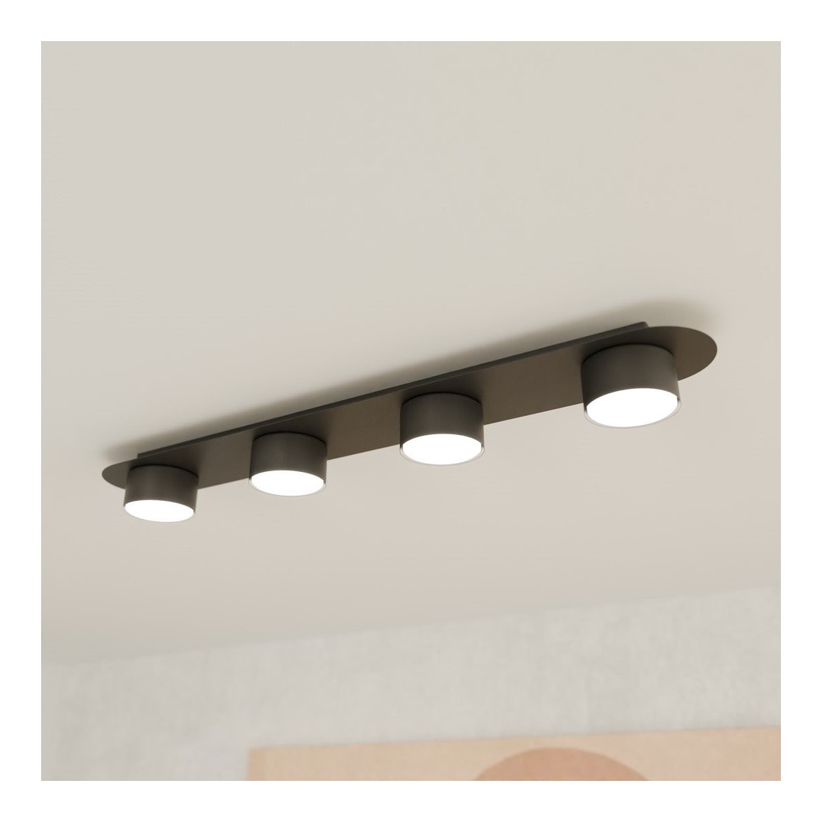 Lampa sufitowa DIAZ 4 black EMIBIG