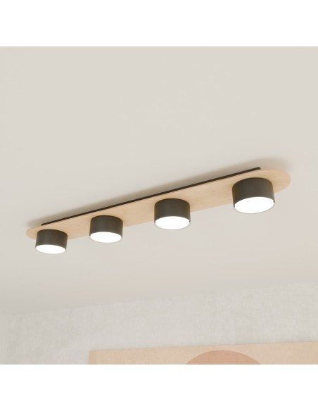 Lampa sufitowa DIAZ 4 wood EMIBIG