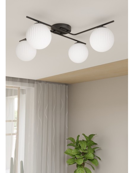 Lampa sufitowa VESPA 4 opal EMIBIG