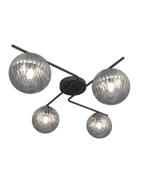 Lampa sufitowa VESPA 4 grafit EMIBIG