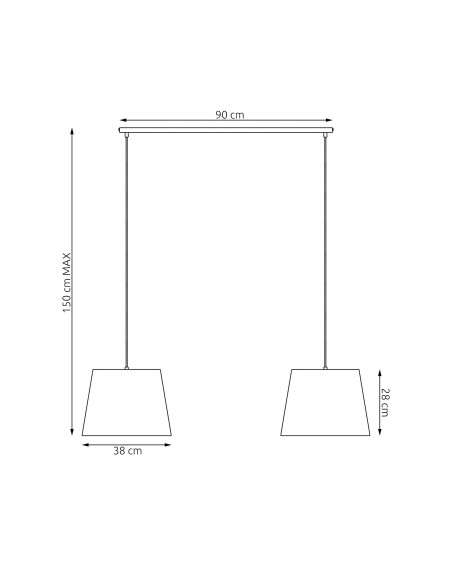 Lampa wisząca EPOCA 2 EMIBIG