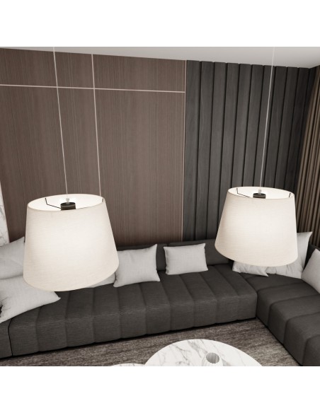 Lampa wisząca EPOCA 2 BEIGE EMIBIG