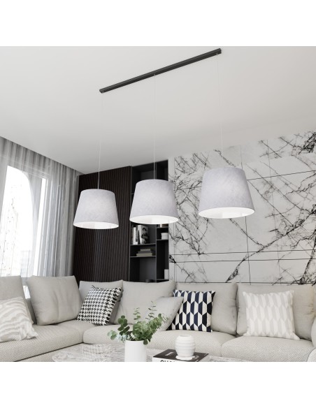 Lampa wisząca EPOCA 3 grey EMIBIG