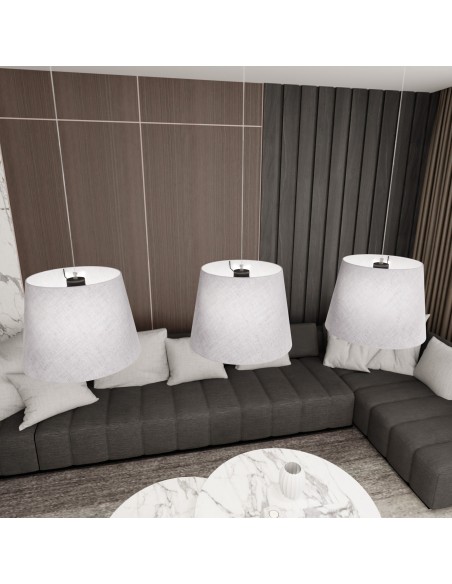 Lampa wisząca EPOCA 3 grey EMIBIG