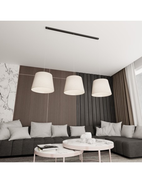 Lampa wisząca EPOCA 3 beige EMIBIG