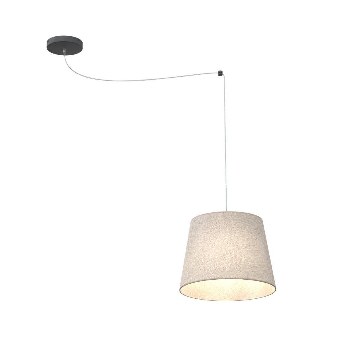 Lampa wisząca ASCOT 1 BEIGE EMIBIG