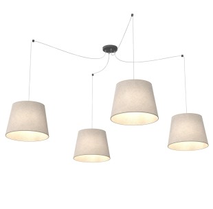 Lampa wisząca ASCOT 4 GREY EMIBIG 2