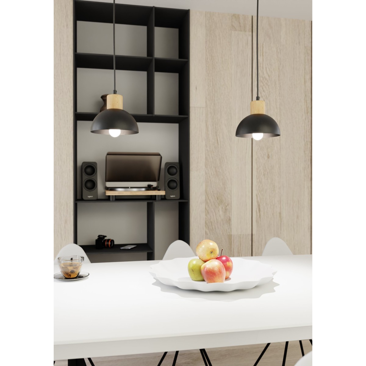 Lampa wisząca SECO 1 BLACK EMIBIG