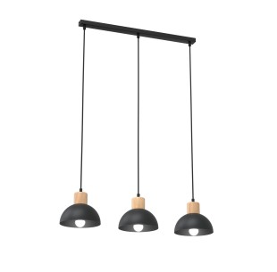 Lampa wisząca SECO 3 BLACK EMIBIG