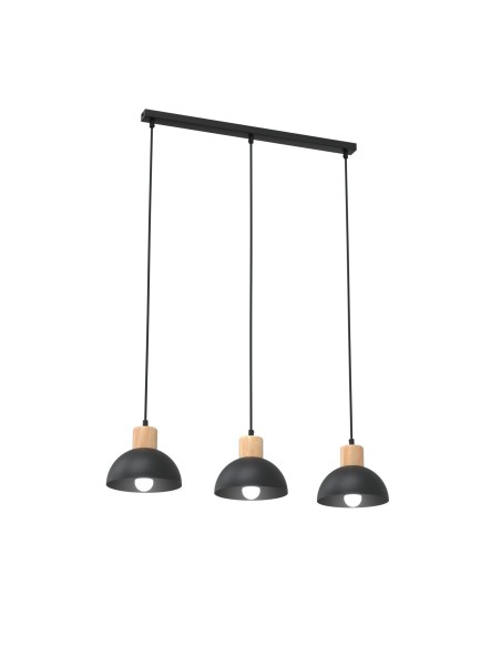 Lampa wisząca SECO 3 BLACK EMIBIG