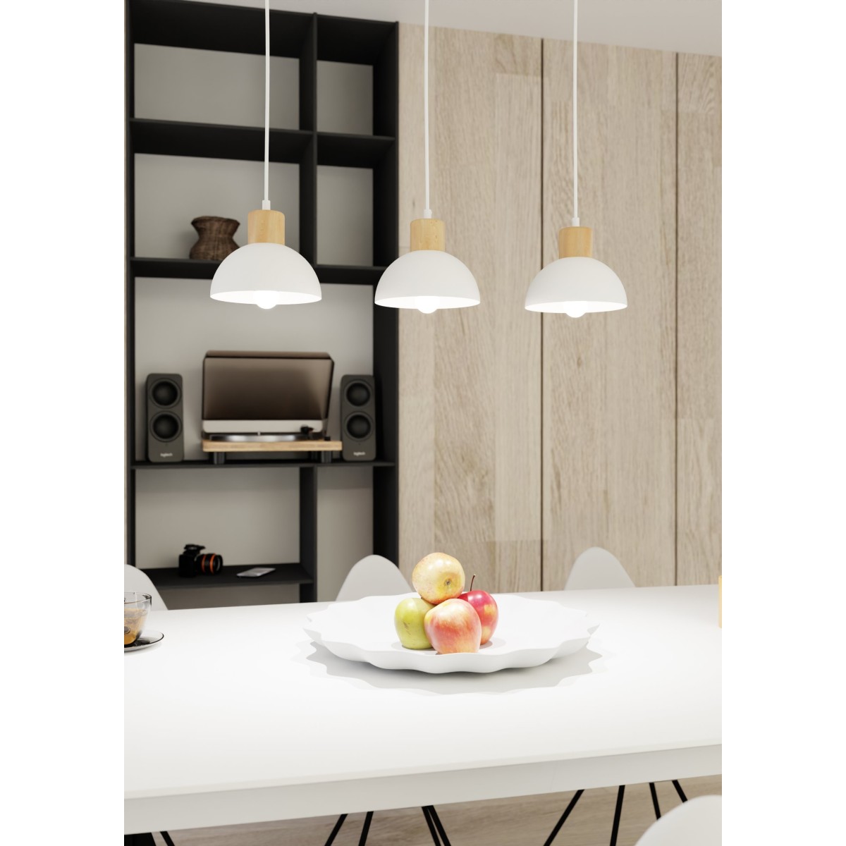 Lampa wisząca SECO 3 WHITE EMIBIG