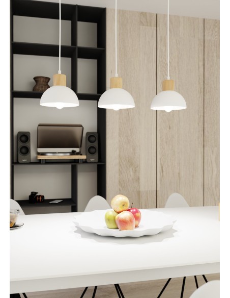Lampa wisząca SECO 3 WHITE EMIBIG
