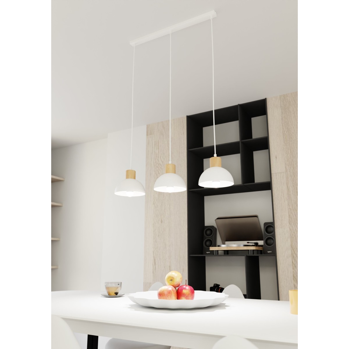 Lampa wisząca SECO 3 WHITE EMIBIG