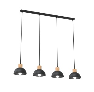 Lampa wisząca SECO 4 BLACK EMIBIG