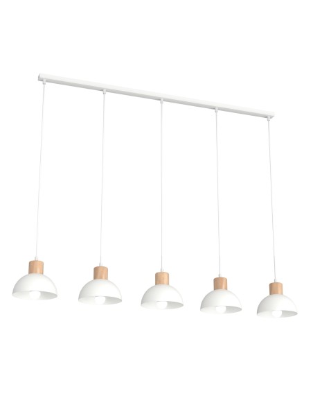 Lampa wisząca SECO 5 WHITE EMIBIG