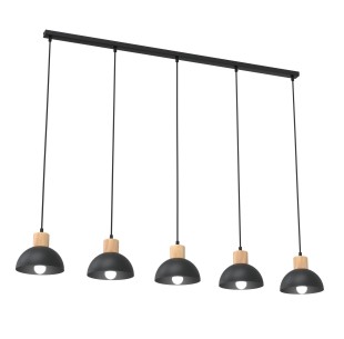 Lampa wisząca SECO 5 BLACK EMIBIG