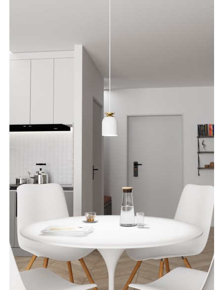 Lampa wisząca TARGET 1 WHITE EMIBIG