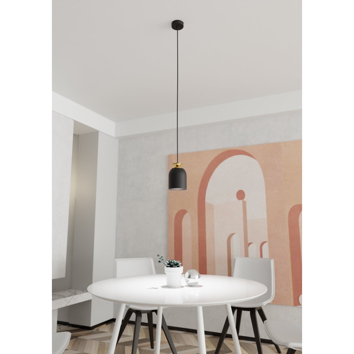 Lampa wisząca TARGET 1 BLACK EMIBIG