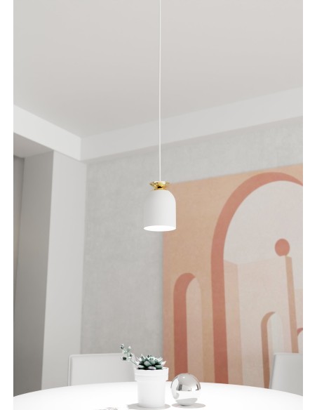 Lampa wisząca TARGET 1 WHITE EMIBIG