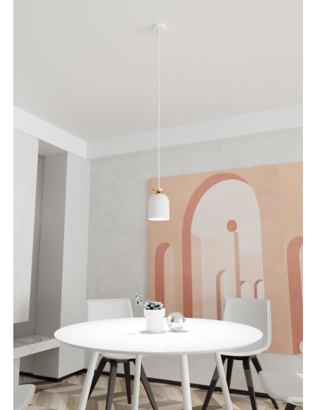 Lampa wisząca TARGET 1 WHITE EMIBIG