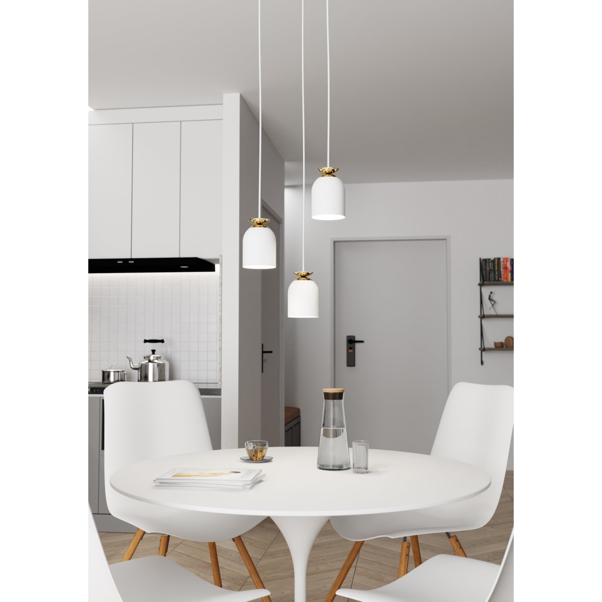 Lampa wisząca TARGET 3 PREM WHITE EMIBIG