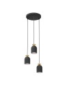 Lampa wisząca TARGET 3 PREM BLACK EMIBIG