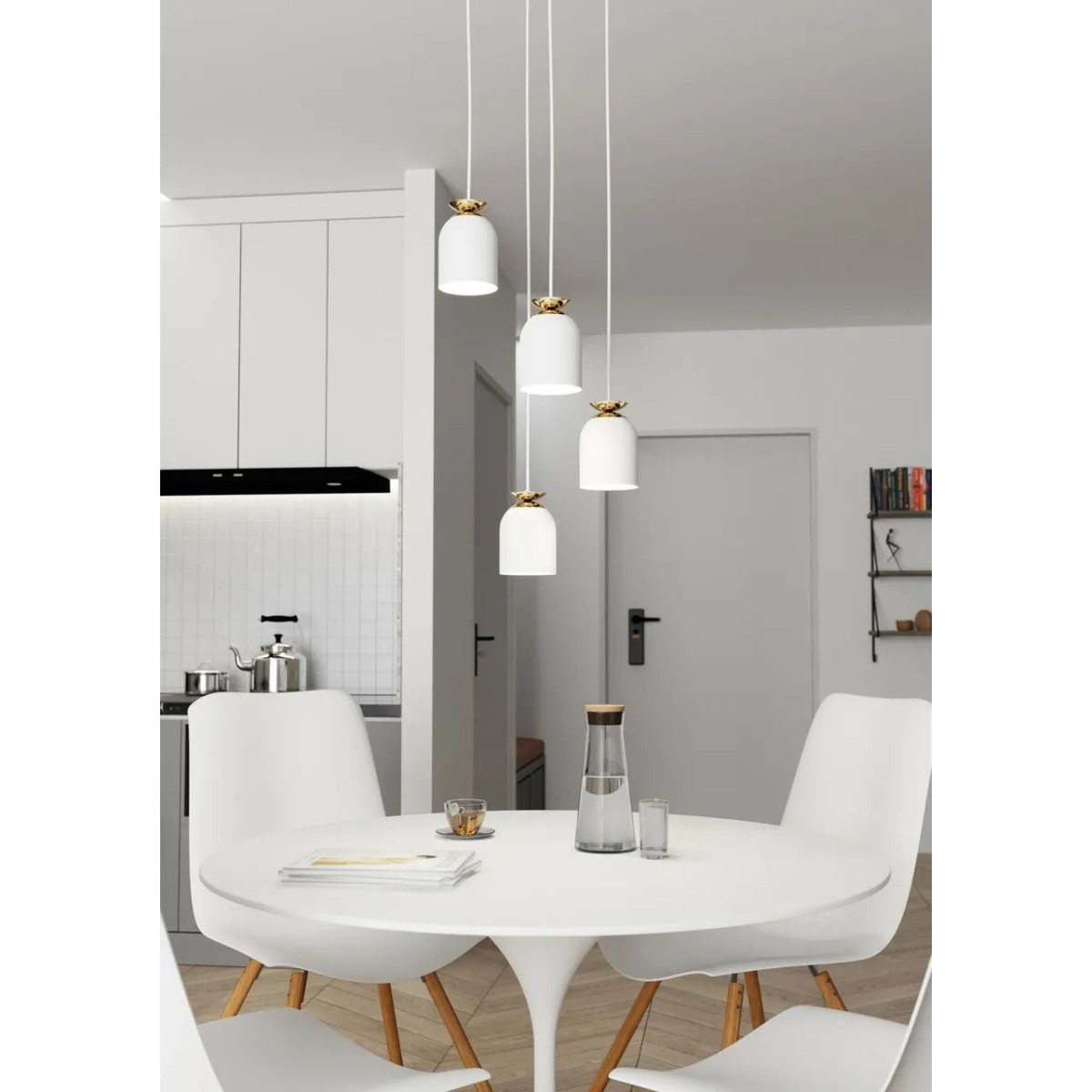 Lampa wisząca TARGET 4 PREM WHITE EMIBIG