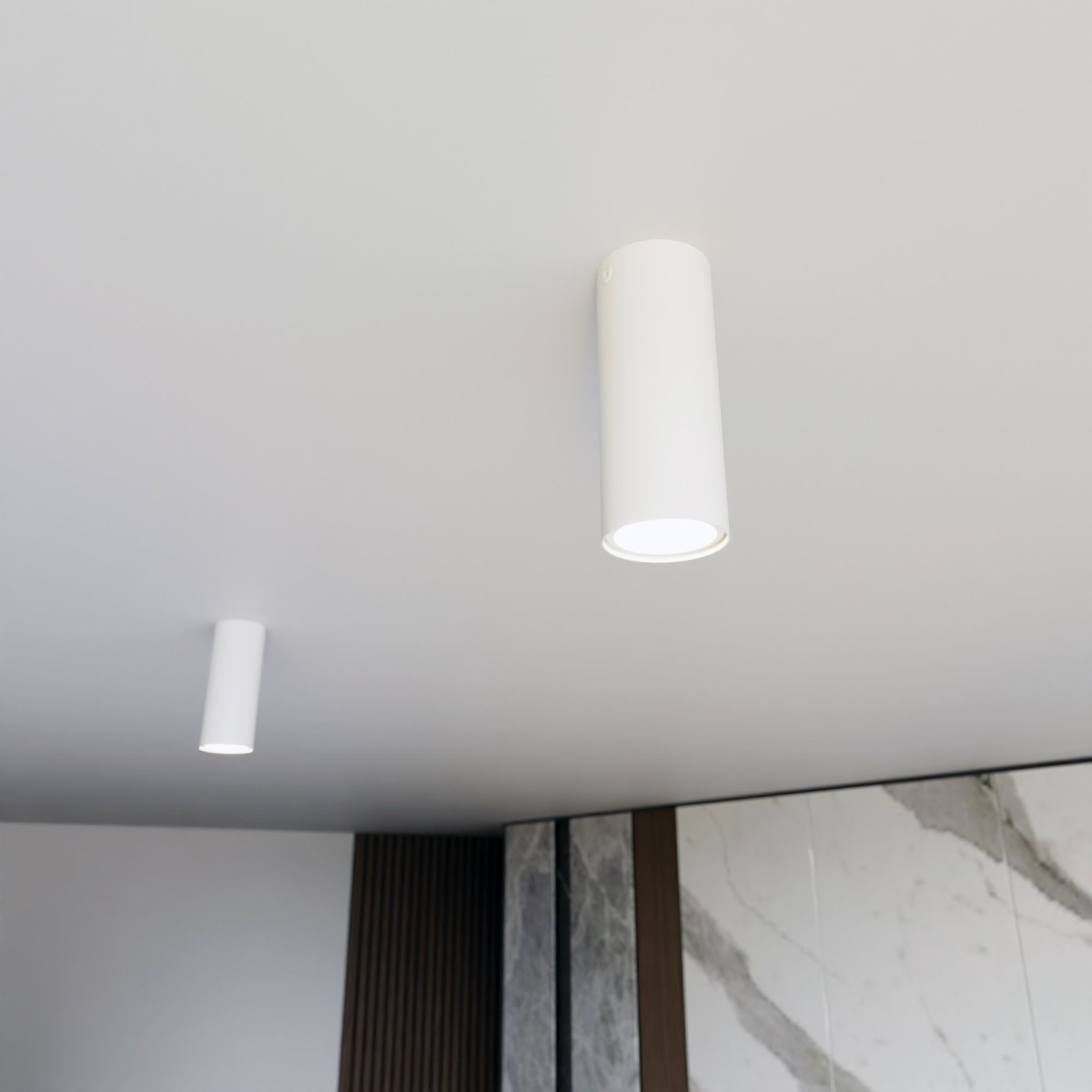 Lampa sufitowa TECNO 1S WHITE EMIBIG