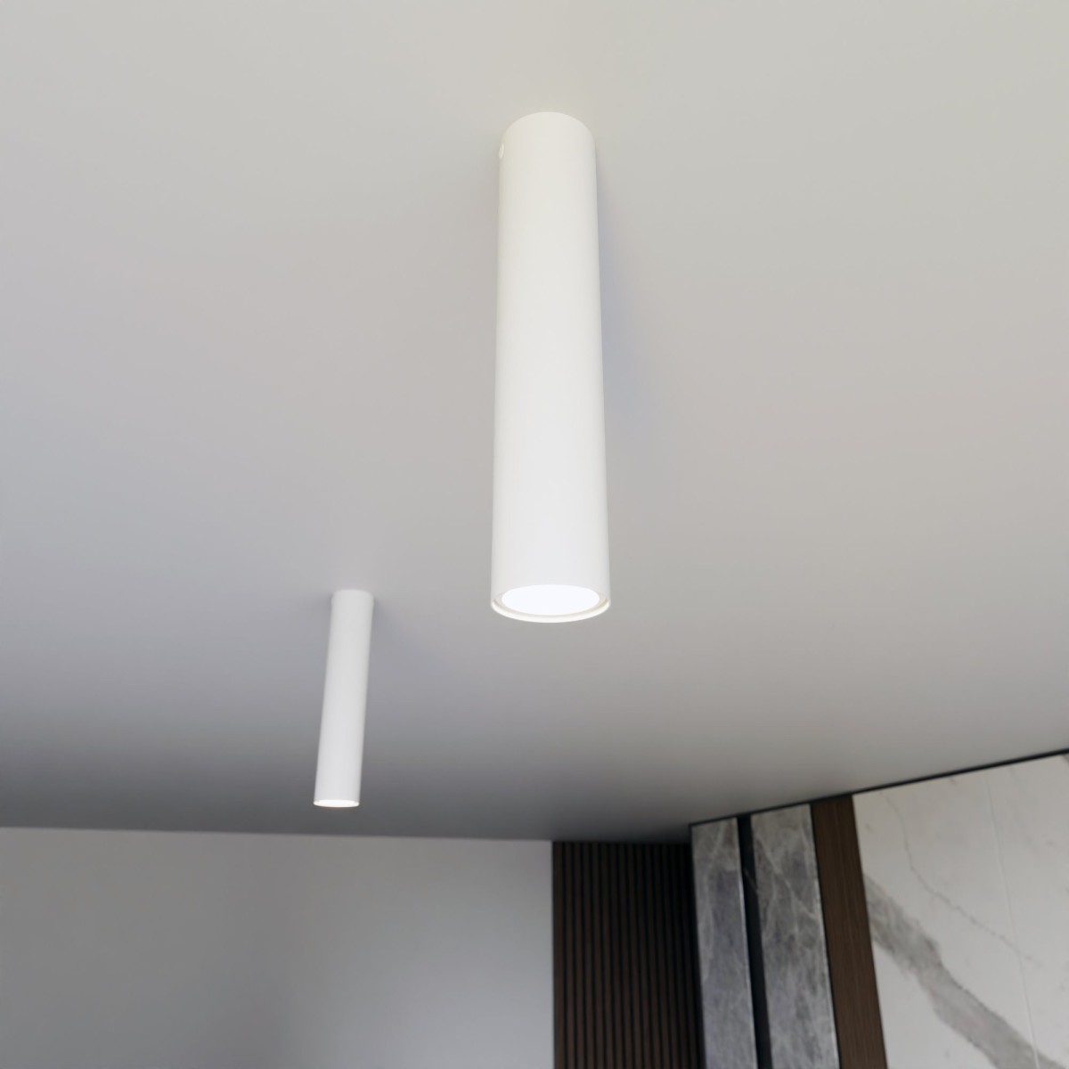 Lampa sufitowa TECNO 1M WHITE EMIBIG