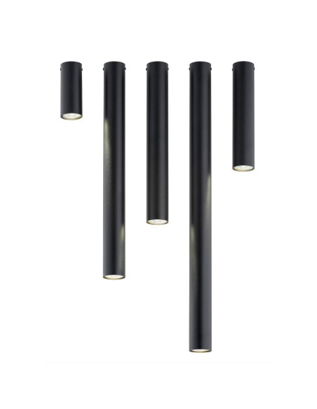 Lampa sufitowa TECNO 1L BLACK EMIBIG