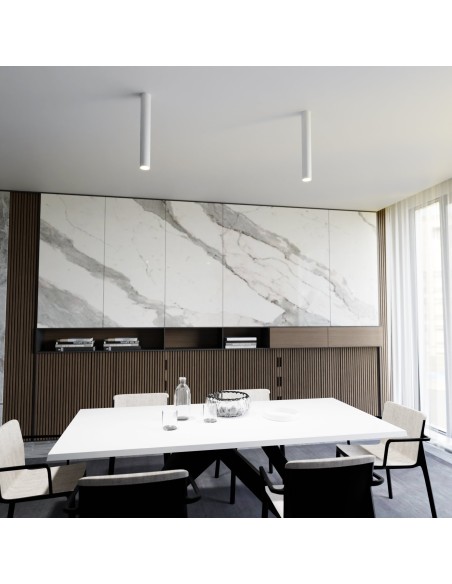 Lampa sufitowa TECNO 1L WHITE EMIBIG