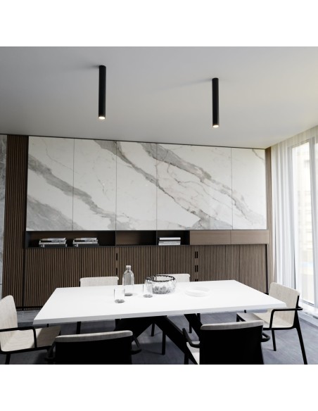 Lampa sufitowa TECNO 1L BLACK EMIBIG