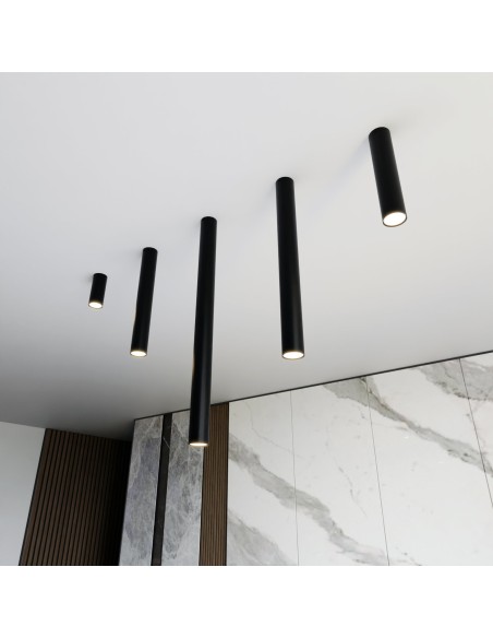 Lampa sufitowa TECNO 1XL BLACK EMIBIG