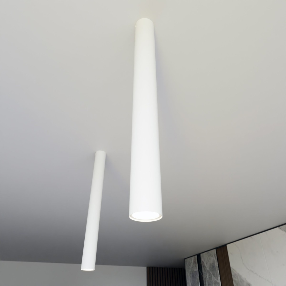 Lampa sufitowa TECNO 1XL WHITE EMIBIG