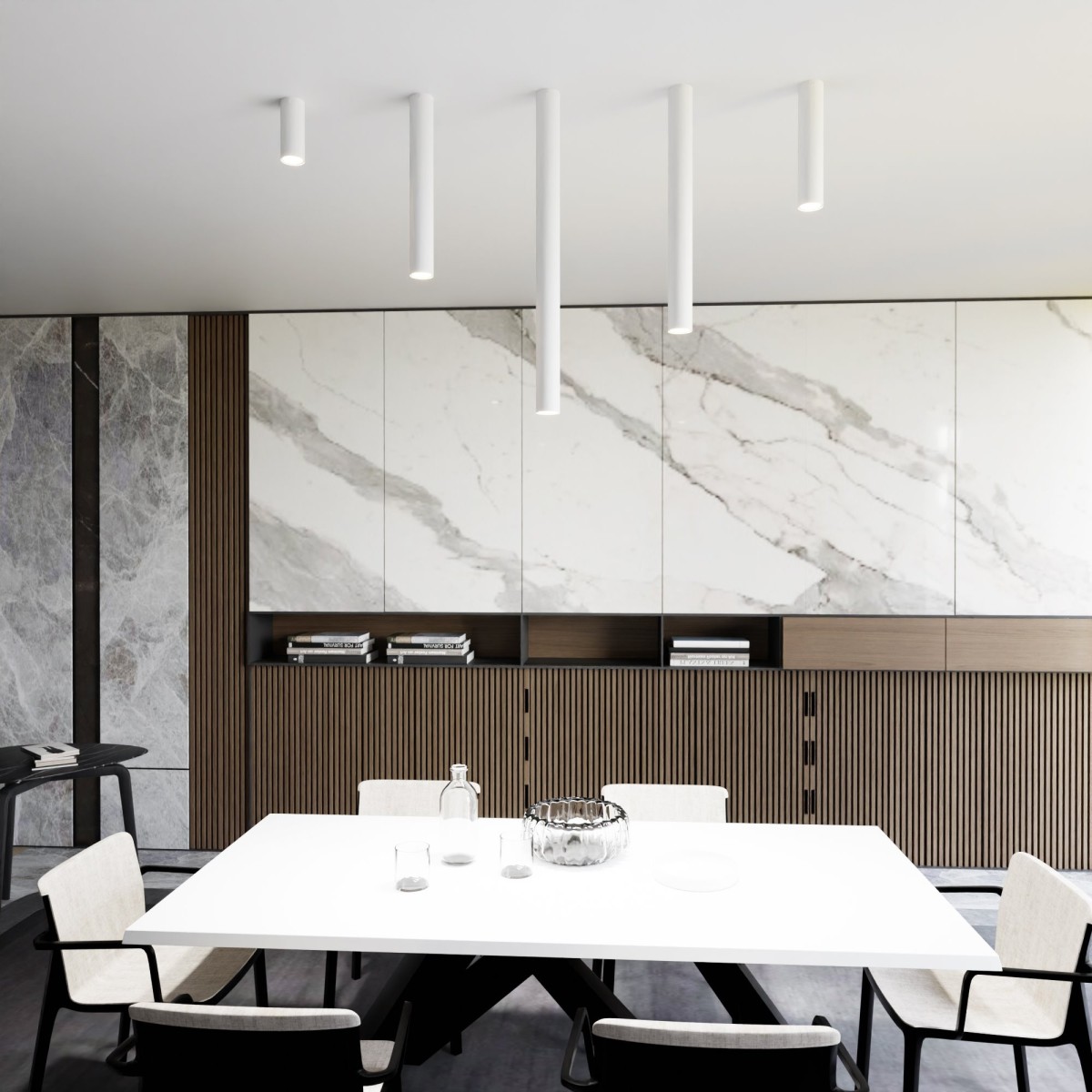 Lampa sufitowa TECNO 1XL WHITE EMIBIG