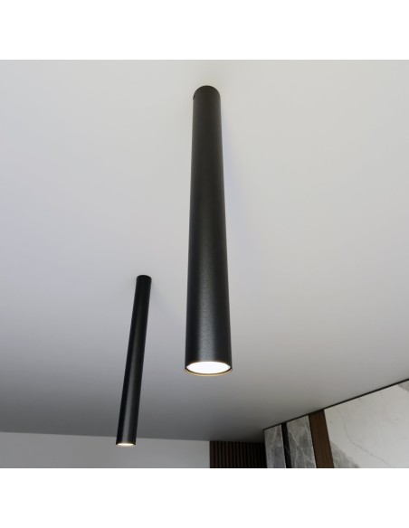 Lampa sufitowa TECNO 1XL BLACK EMIBIG