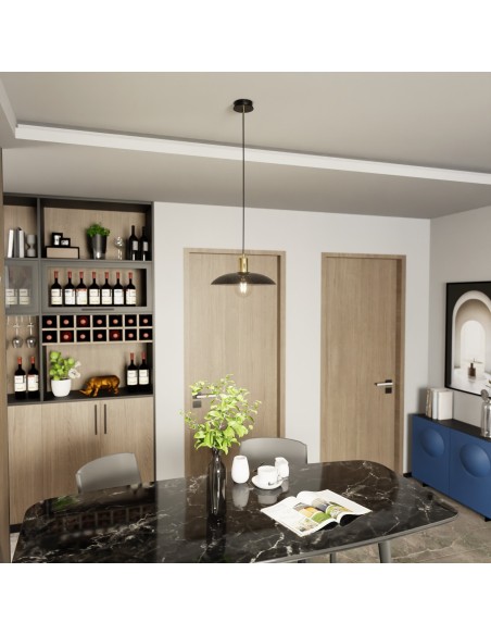 Lampa wisząca SPIRIT 1 BLACK EMIBIG