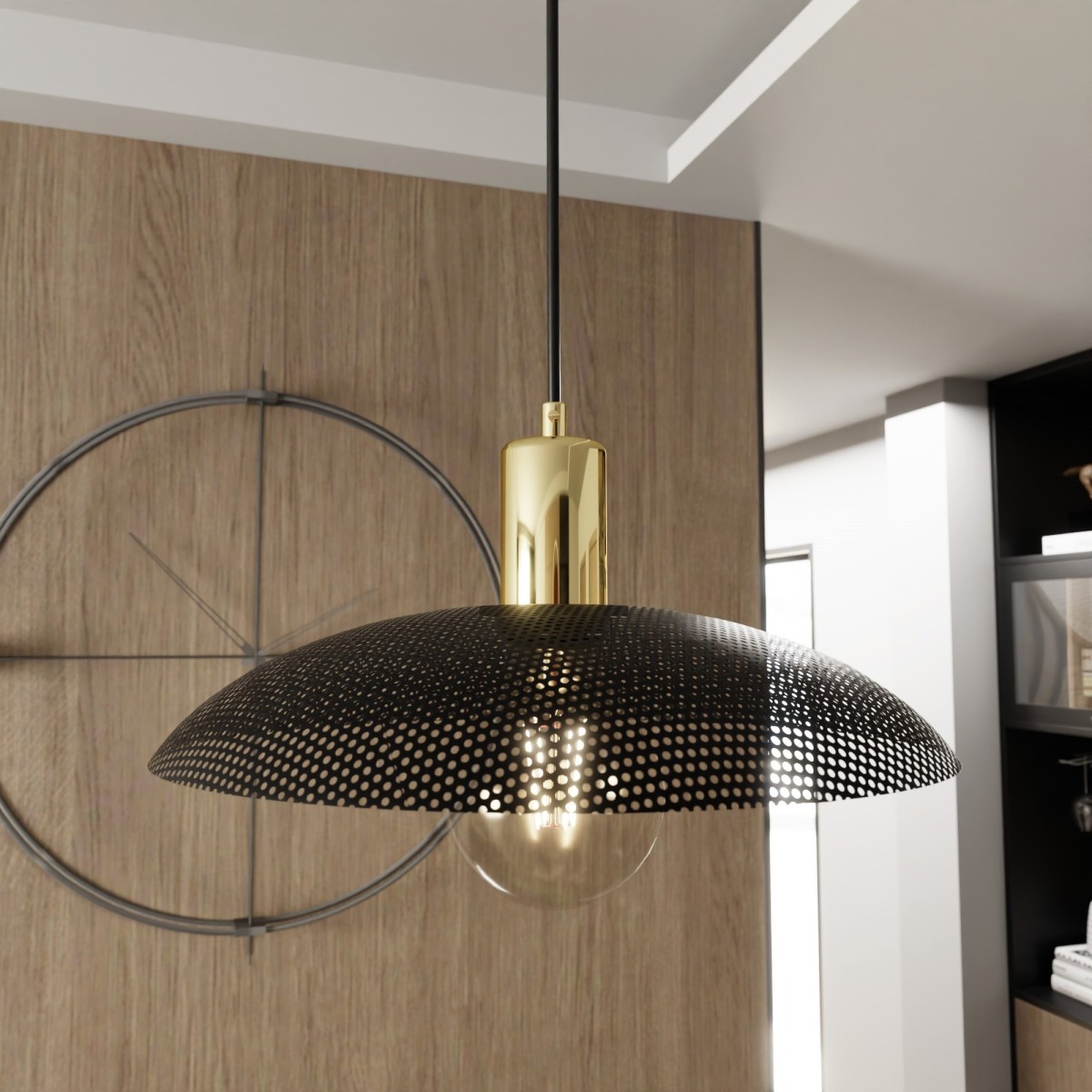 Lampa wisząca SPIRIT 1 BLACK EMIBIG