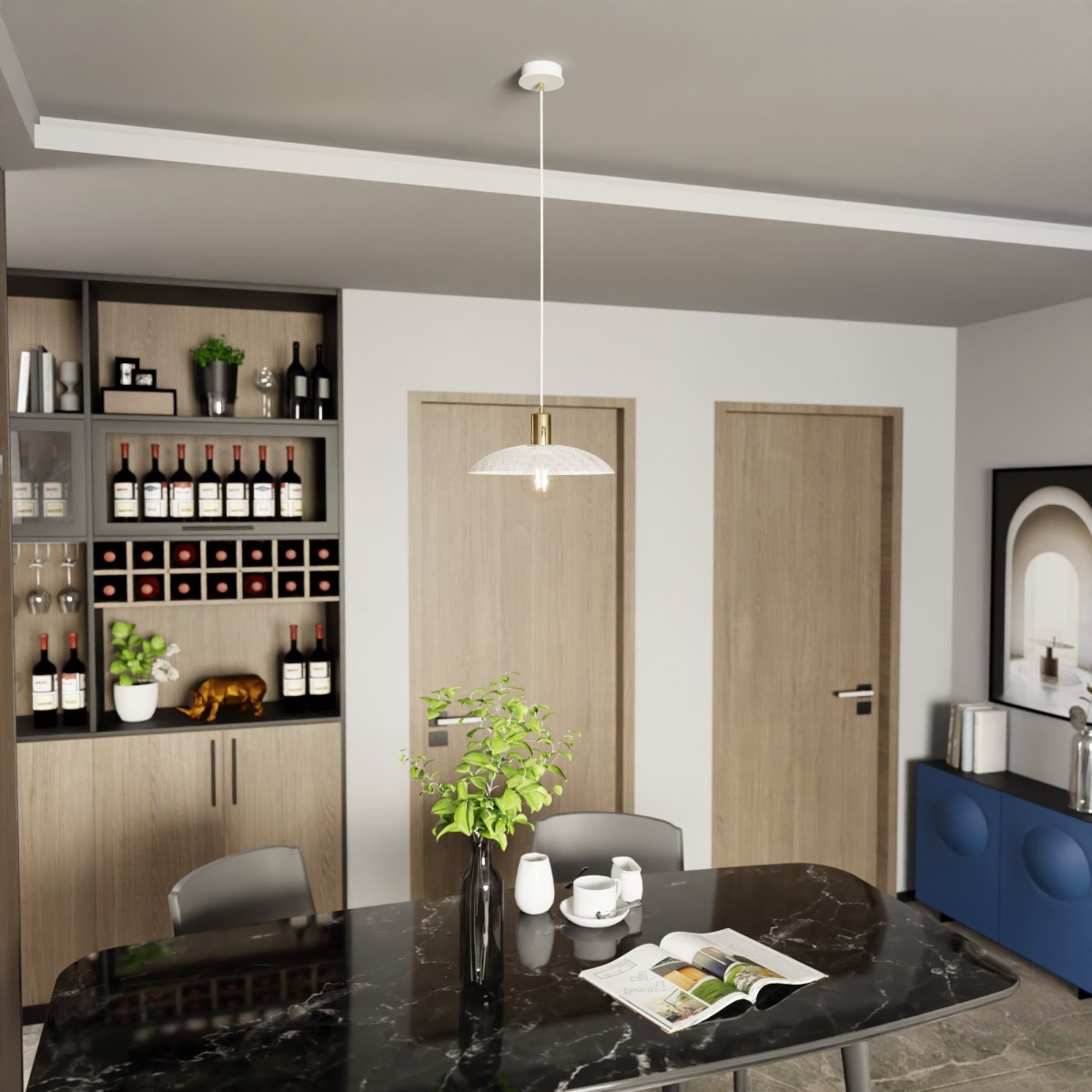 Lampa wisząca SPIRIT 1 WHITE EMIBIG