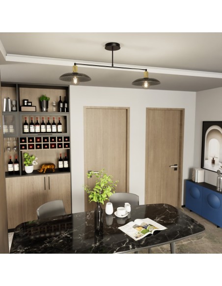 Lampa wisząca SPIRIT 2 BLACK EMIBIG