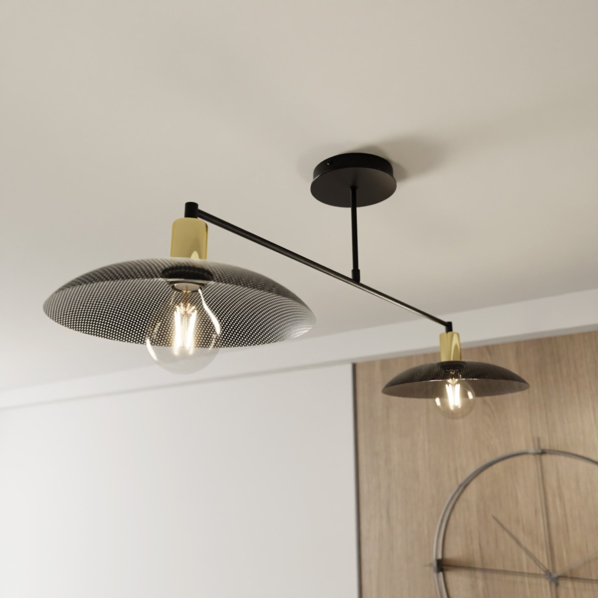 Lampa wisząca SPIRIT 2 BLACK EMIBIG