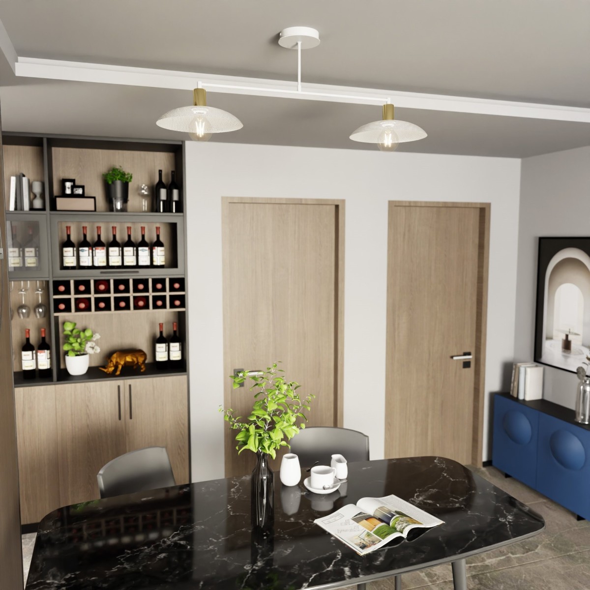 Lampa wisząca SPIRIT 2 WHITE EMIBIG