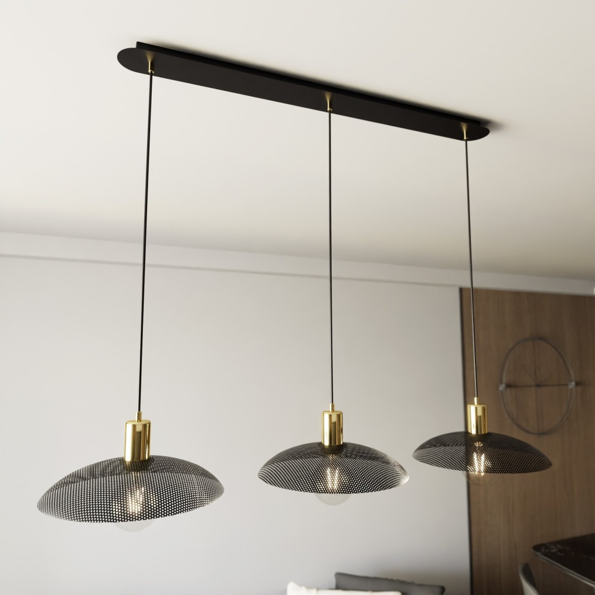Lampa wisząca SPIRIT 3 BLACK EMIBIG