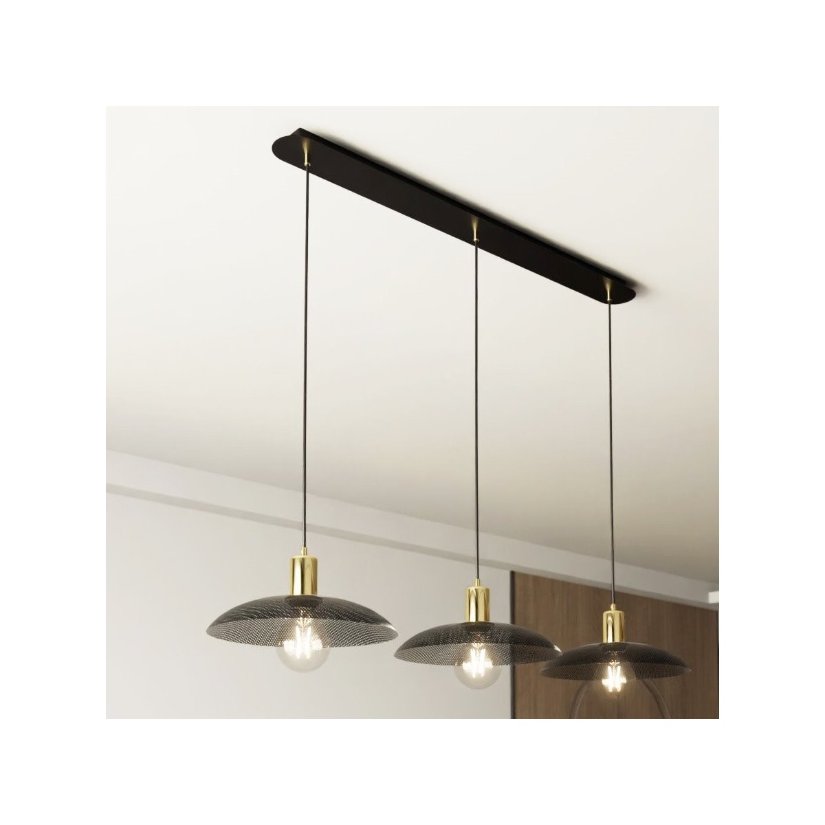 Lampa wisząca SPIRIT 3 BLACK EMIBIG
