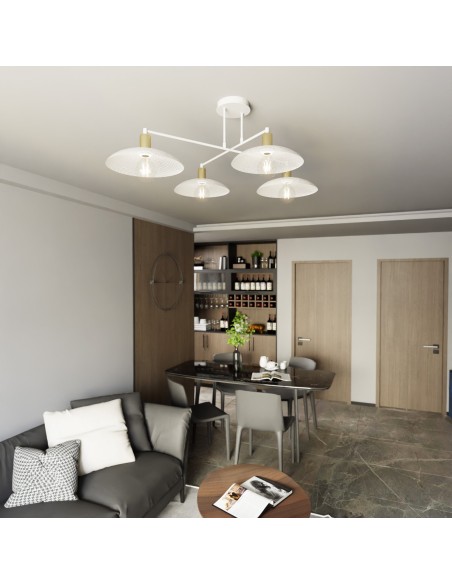 Lampa wisząca SPIRIT 4 WHITE EMIBIG