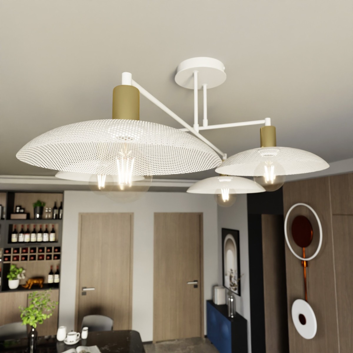 Lampa wisząca SPIRIT 4 WHITE EMIBIG