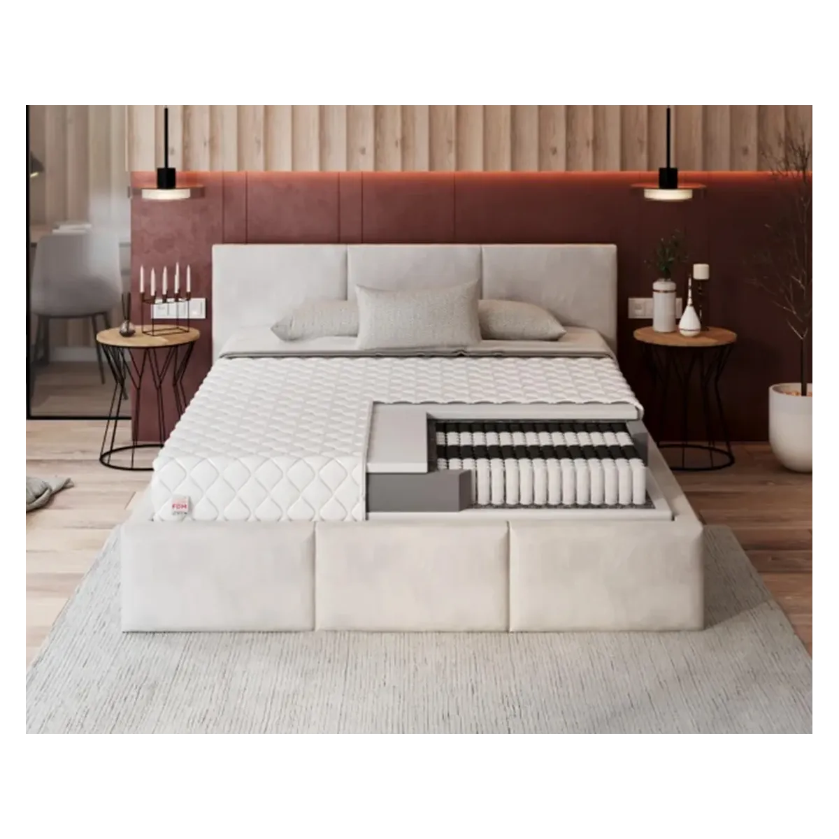 Materac TREVISO MAX FDM kieszeniowy